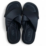 ZARA  Sandals Black Platform Photo 2