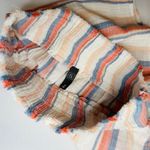 Francesca's  Sky Button Front Smocked Shorts Ivory - M Photo 5