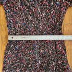 Saylor ‎ Bernadette Long Sleeve Mini Dress Women’s S Small Floral Metallic Wrap Photo 11