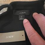 J.Crew Ribbed Tank Top Halter Neck Sleeveless Casual Black‎ Large Black Photo 1