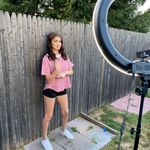 Boutique MTS Striped Short Sleeve Tee in Pink,White - Small/Medium, , T-shirt NWT Photo 4