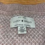 Lucky Brand  pink camo sweater Photo 1