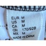 Unbranded Black and White Fitted Stretchy Checkered Leggings Size M Photo 2