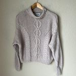 Rhythm Tan Speckled Yacht Cable Knit Sweater Photo 2