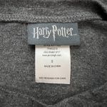 Harry Potter Shirt Womens Small Gray White Graphic Tee Trouble Geek Movie Nerd Photo 6