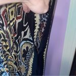 Comfy Luxe One Size Boho Ruana Colorful Patterned Kimono Lightweight Black Photo 3