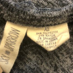 Sky and Sparrow Crop Bottom Tie Long Sleeve Blue Size XS Photo 6