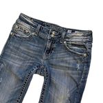 Miss Me Bootcut Jeans JP4656B9 Bling Pocket Distressed Embellished, Sz 28 Photo 4