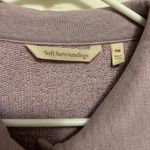Soft Surroundings Soft Surroundings Terry Knit Button Front Shirt Jacket Shacket Lavender Size PM Photo 1