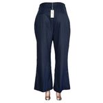 FAVORITE DAUGHTER Phoebe Flared Pants, Navy Pinstripe, 14 (US) Blue Photo 5