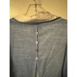 Monroe And Main Blue And White Layered Top With Sequin Star Design Size XL Photo 10