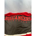 NFL Team Apparel Buccaneers Gray Hoodie Embroidered Rounded hem women sz L Photo 6