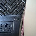 Sanita Fuchsia signature embossed leather clogs size 8 Purple Photo 5