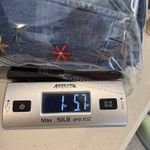 Jane Ashley Vintage  Button Front Denim Jumper Dress Womens Large Blue Cotton Photo 14