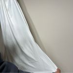 La Femme White Low V Back Jersey with Train Gown Dress 2 30458 Photo 12