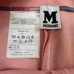 Missoni Italy Dress Pants 42 Women Pink Straight Leg Mid Rise Valentino Zipper Photo 5
