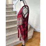 Desigual  Red Floral Paisley Mosaic Print Asymmetric Shift Dress Photo 4