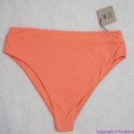 NEW Toast Swim Signature High Waist Bottom in Watermelon, XL Red Photo 7