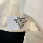 Brahmin Long Sleeve Mini Stretchy Bodycon Dress Sheath Cream Black Color Block 2 Photo 12