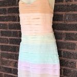 Revolve  Wink Tiz Pastel Silk Tiered Mini Dress Size Medium Photo 3