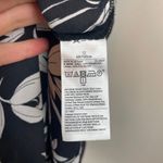 Banana Republic  Women's 12 Black‎ and White Floral Handkerchief Hem Dress Photo 5
