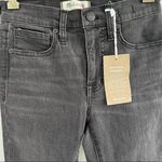 Madewell  9" Mid-Rise Skinny Dark Grey Jeans Size 24 Photo 2