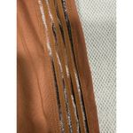Victoria’s Secret PINK Ultimate Leggings Brown Metallic Stripe Size S Photo 3