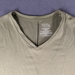 Time and Tru Dress Womens M Green Short Sleeve V Neck Casual Stretch Pockets Size M Photo 1