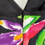 After Five Saks Fifth Avenue Strapless Floral Dress Black Multicolor Size 10 Photo 9