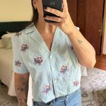 Maeve Button Down Blouse Photo 2