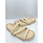 BP  Sandals Womens Size 13 Cream Braided Slip On Open Toe Bohemian Photo 4
