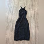 Topshop  Black One Shoulder Dress Photo 3