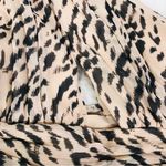 Gianni Bini Leopard Print Maxi Dress One Shoulder Long Sleeve Party Size 6 New Photo 5