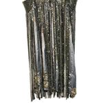 NWT Mandalay Gunmetal Beaded Fringe Cocktail Party Formal Mini Dress Womens Sz 4 Silver Photo 8