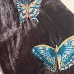 Johnny Was  Luciana Floral Butterfly Velvet Kimono Sleeve Shirt Coffee XXL NEW Photo 10