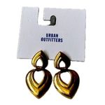 Urban Outfitters  gold post dangle earrings, NWT Photo 0