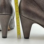 Taryn Rose Taryn by Metallic Leather Booties Heel Ankle Boots Photo 5