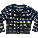Oliver O nwt size medium Black and White houndstooth Women's Sweater jacket Photo 0