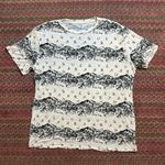 TWO FLY HIGH NOON COWBOY HORSE BAR BRAND PRINT STRETCH TEE WESTERN Black Size XL Photo 0