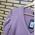 City Chic  Mauve Ribbed Sweater Size 12 Photo 3