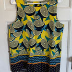 Ann Taylor  Factory lemon print top size large Photo 0