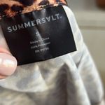 Summersalt ‎ Leopard wrap midi skirt size small Photo 4