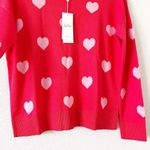 Lilly Pulitzer Hearts Jacquard Tensley Sweater in Rococo Red Photo 4