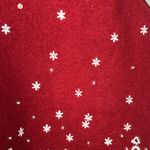 Talbots Vintage Winter Snowman Embroidered Beaded Merino Wool Sweater Vest XL Photo 3