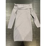 Stylestalker RTR Grey Vans Knit Off the Shoulder Dress size XS Photo 6