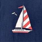 Old Navy Womens S Sailboat Nautical Pullover Navy Sailing SZ S-P Photo 2