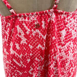 Maaji  Blooming Wild Short Beach Dress Snake Print Red Pink Size Small‎ Photo 11
