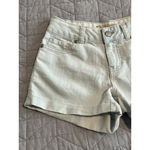 Blue Spice Denim Shorts Womens Size 0 Light Blue 3 in Inseam Rolled Cuff Jean Photo 1