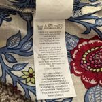 J.Crew Point Sur white, blue & red paisley tank top size 4 Photo 8