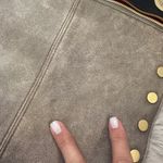 Hammitt Montana Reversible Pewter Black Leather Large Crossbody Gray Photo 10